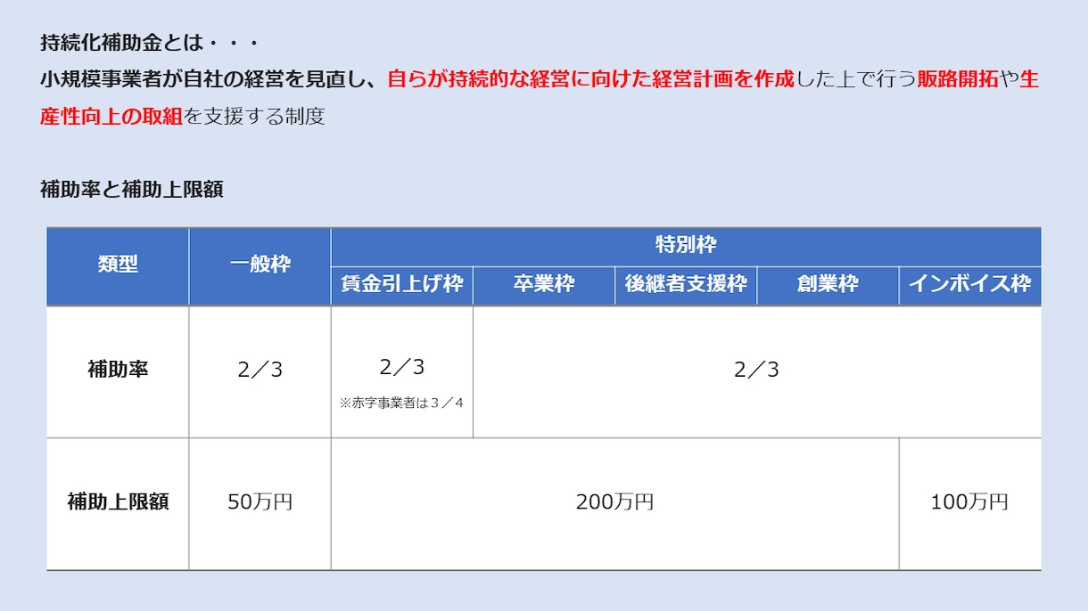 小規模事業者持続化補助金申請書の作成を支援ます 補助金審査経験の豊富な診断士が経営計画書の作成を支援！ イメージ2