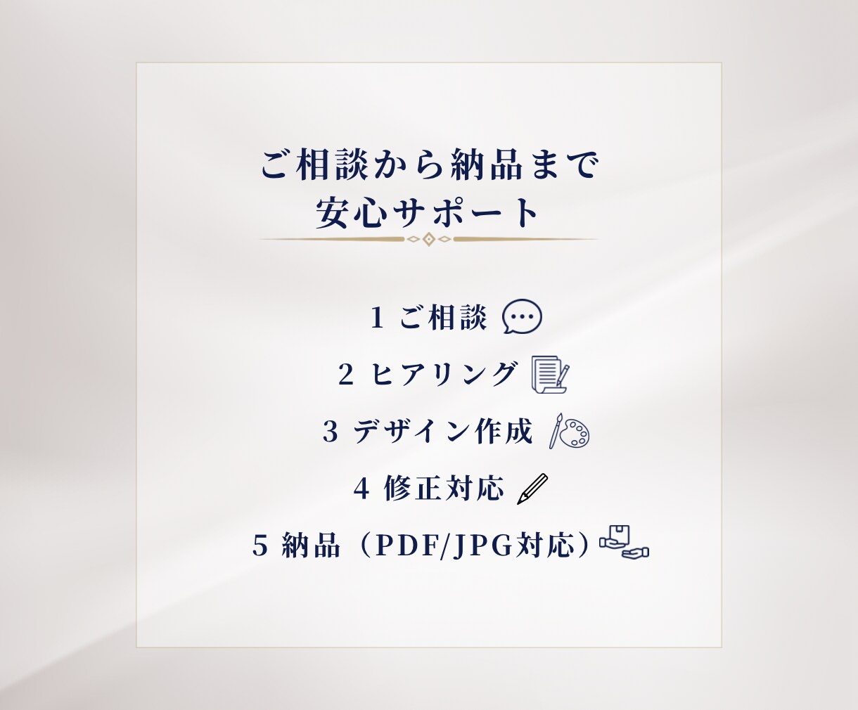 印象に残る上品なビジネス名刺を丁寧に作成します 企業様・個人事業主様・開業準備中の方へ。印刷用PDF対応 イメージ3