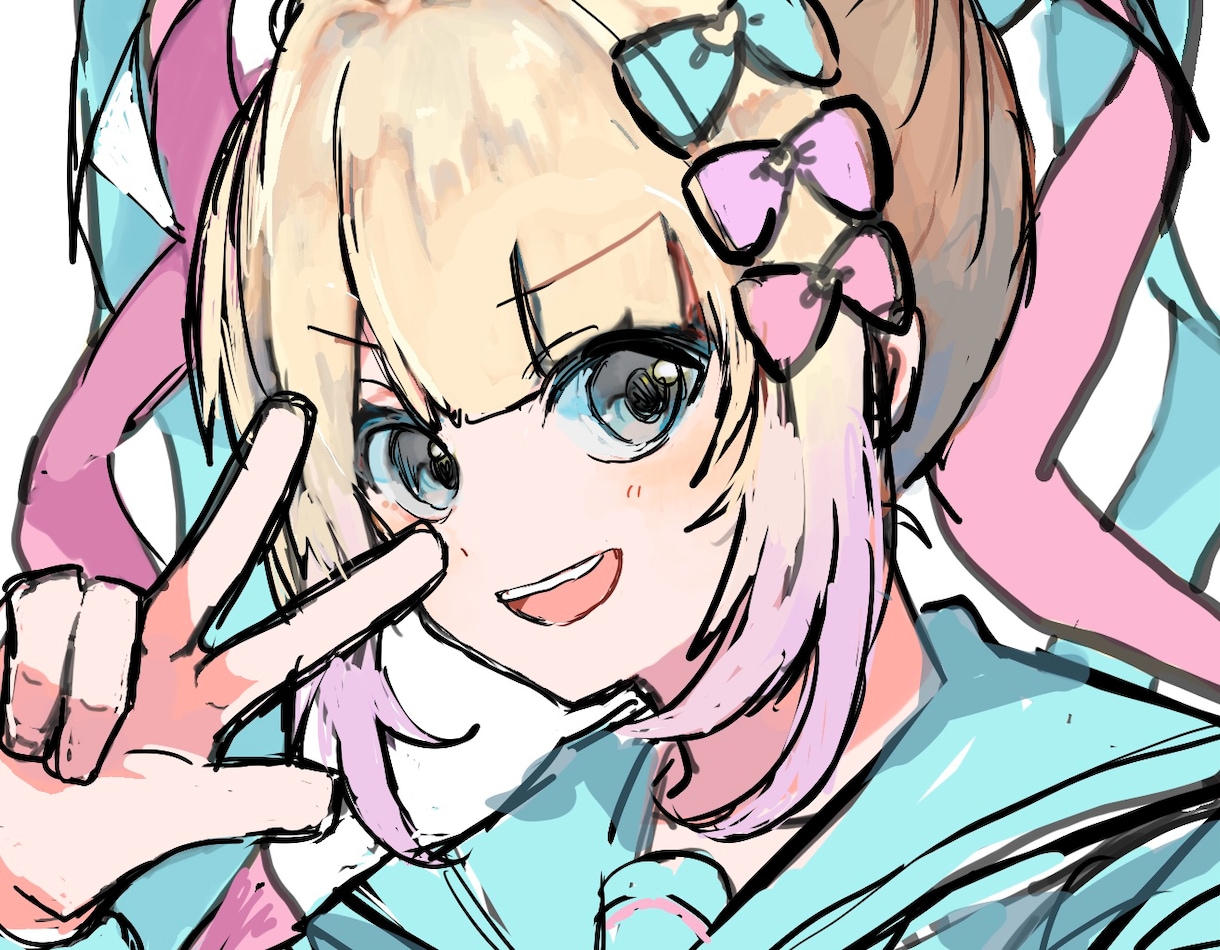 歌い手様VTuber様向け｜可愛いイラスト描きます イラスト、漫画を中心にイラスト全般にお仕事承っております！ イメージ7