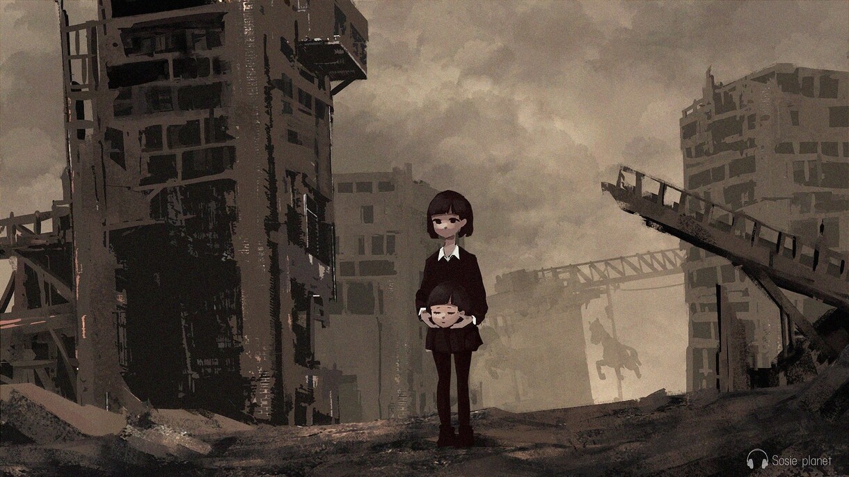 MV用などで使えるイラスト作成します ちょっぴりダークな一枚絵(人物+背景)を作成します！ イメージ7
