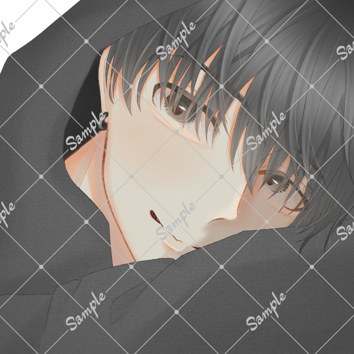 雰囲気のあるイラストを描きます 柔らかい塗りが得意ですSNSアイコンや配信背景etc... イメージ5
