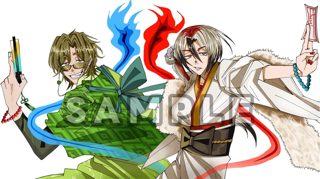 商用◎アイコン、イラスト等描きます 商用◎ご依頼のタッチで描きます。 イメージ1