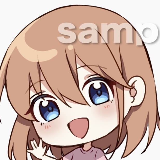 可愛いアニメ塗りアイコン描きます SNSでのアイコンにぴったり！SDキャラも描けます！ イメージ2
