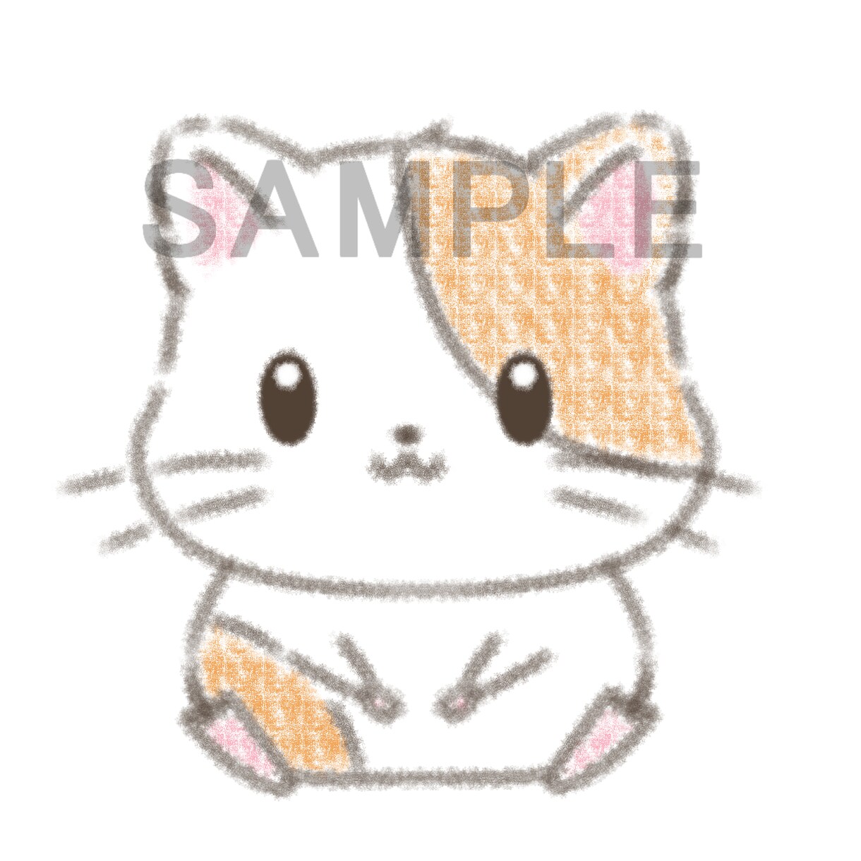 らくがきのような優しいタッチで動物を描きます 好きな動物orペットをらくがき風イラストで1枚いかがですか♪ イメージ1