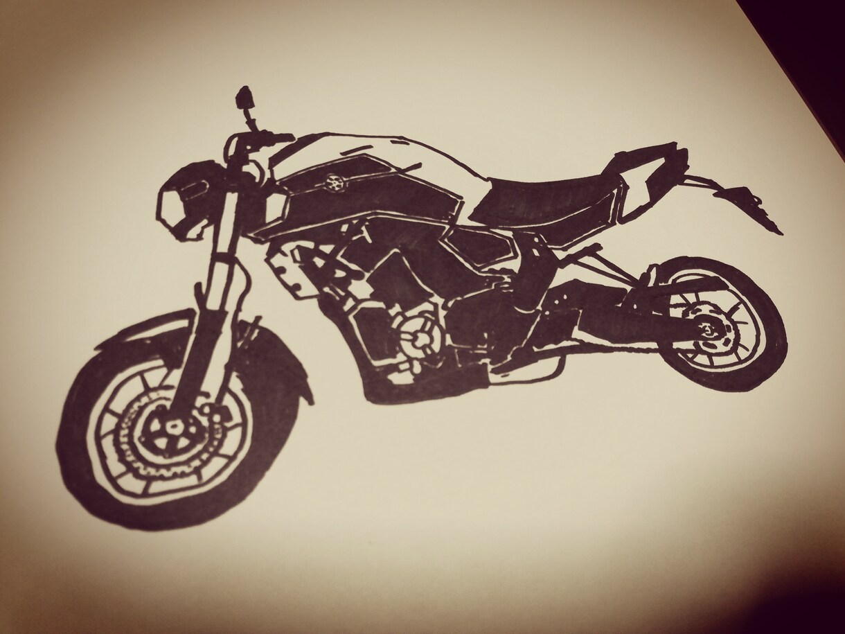 バイクのイラスト描きます 自分の愛車やバイク好きな人へのプレゼントに イメージ5
