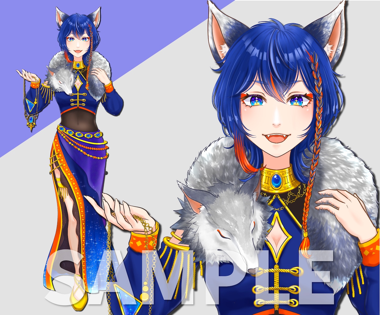 ご要望に合わせたあなただけのキャラクター制作します Vtuber、IRAM、配信者様、これから活動始める方必見！ イメージ4