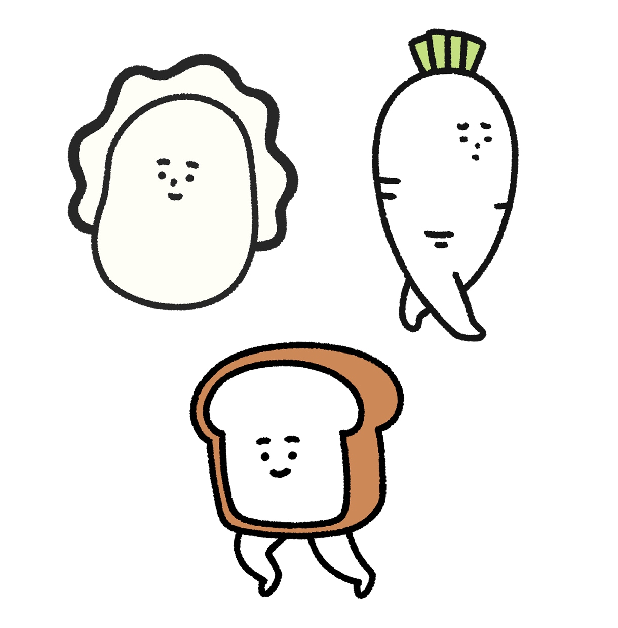 修正＆小物無料！迅速丁寧！食べ物アイコン描きます 修正は無制限！迅速かつ丁寧に、納得いくまでお付き合いします！ イメージ3
