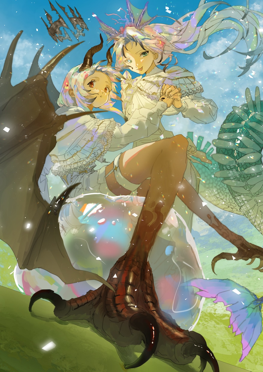 世界観のこだわったイラストを制作します 思い入れのあるオリジナルキャラクターを1枚絵に！ イメージ1