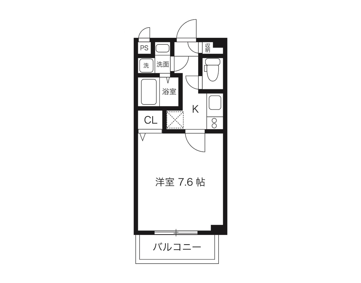 シンプルな間取り図作成、データ化いたします HPやSNSにも使いやすい見やすい重視で複数件も可能！ イメージ2