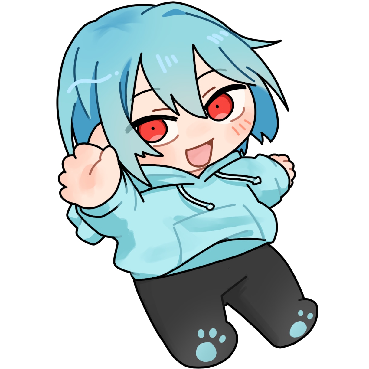 モチモチ可愛い！配信SNSを彩るミニキャラ描きます 初めての方にも安心していただける迅速な対応を心掛けております イメージ10