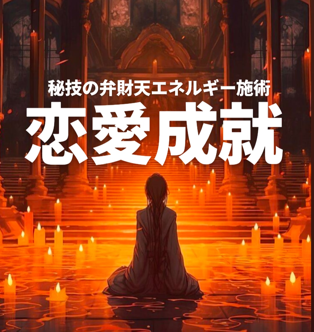 開運お守り付☆弁財天と繋がり祈祷します 全ての恋愛に対応してます、遠恋、音信不通、複雑恋愛、復縁 イメージ1