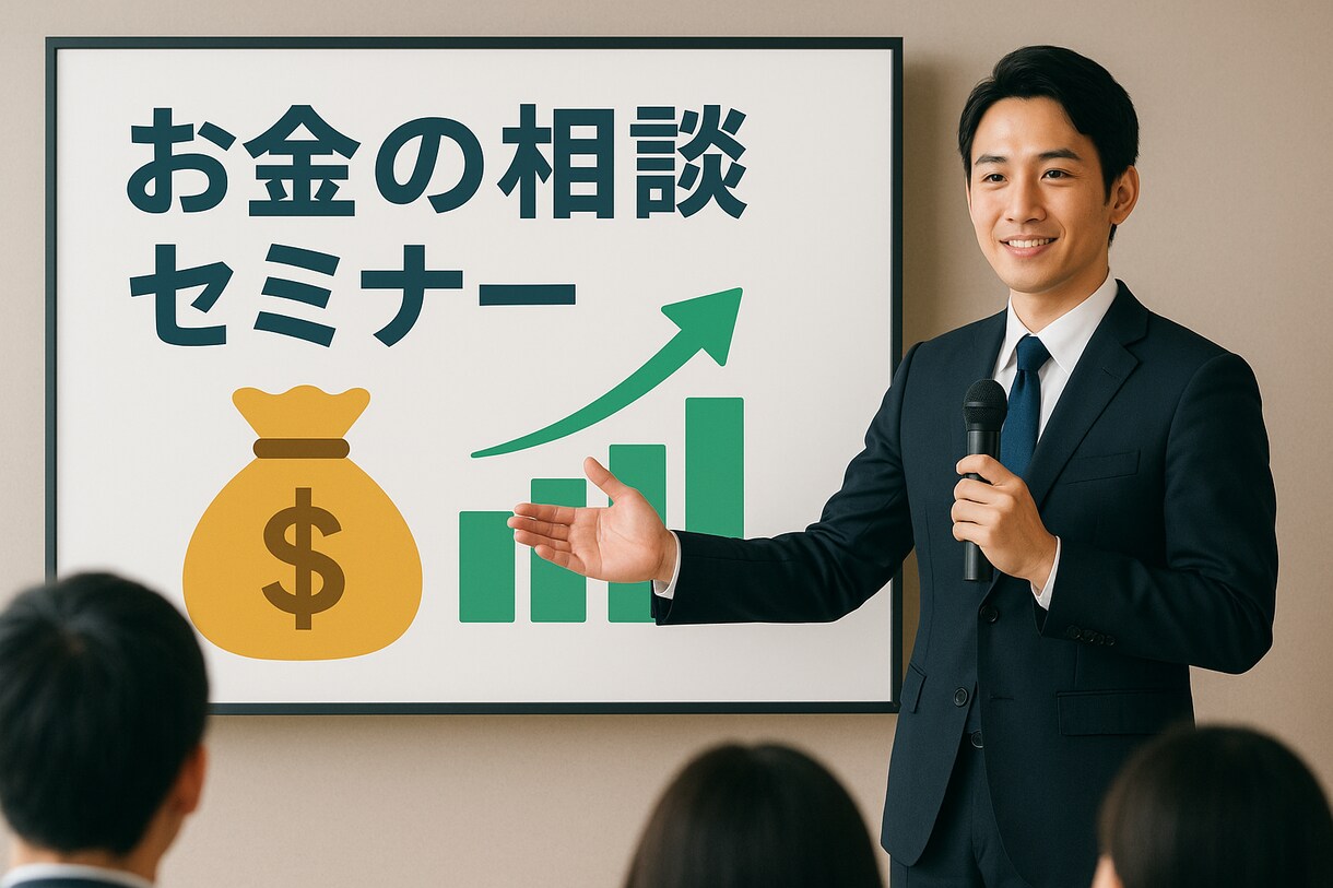 資産形成セミナーの真意をお伝えします 真意を知り、搾取されない知識をつけましょう イメージ1