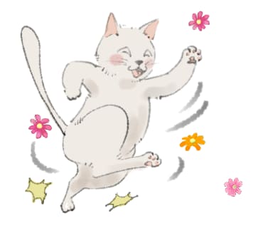 あなたの猫を好きなポーズでイラストにします 人間ぽいポーズでかわいくアピールします♡ イメージ3
