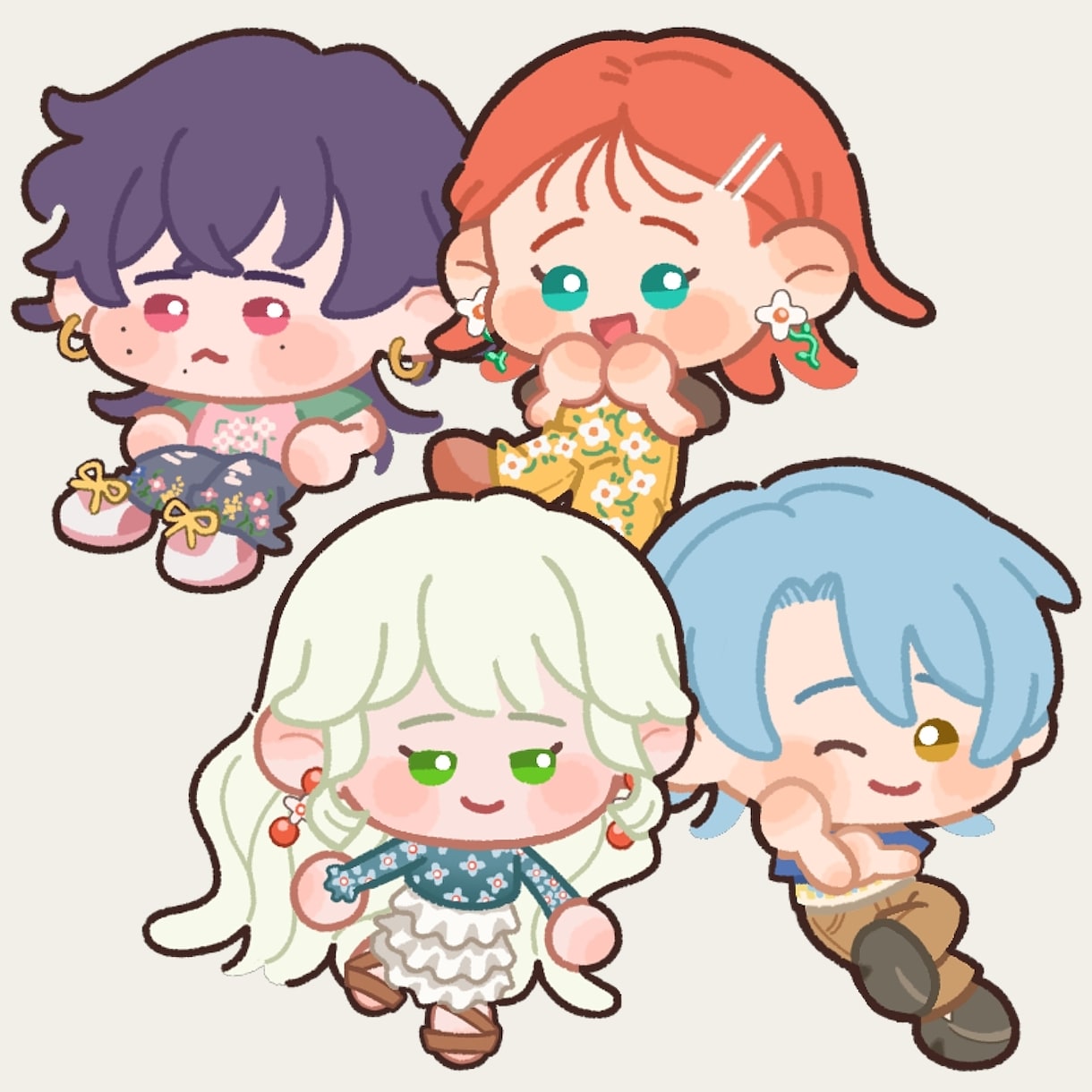 ゆるめのSDイラストを描きます グッズやプレゼントなどに使えるミニキャライラスト イメージ3