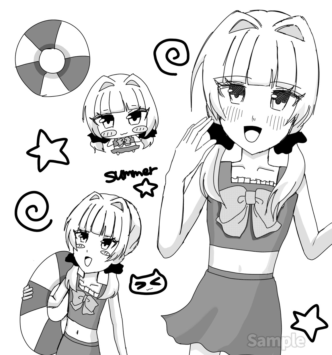 詰め込みイラスト描きます コテ単や夢絵などにおすすめです！ イメージ1