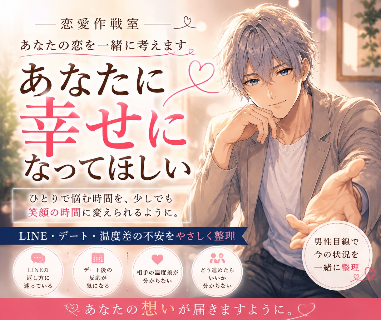 付き合う前のLINEと今後の動き方を整理します 送る・待つ・誘うの迷いを男目線で一緒に考えます イメージ6