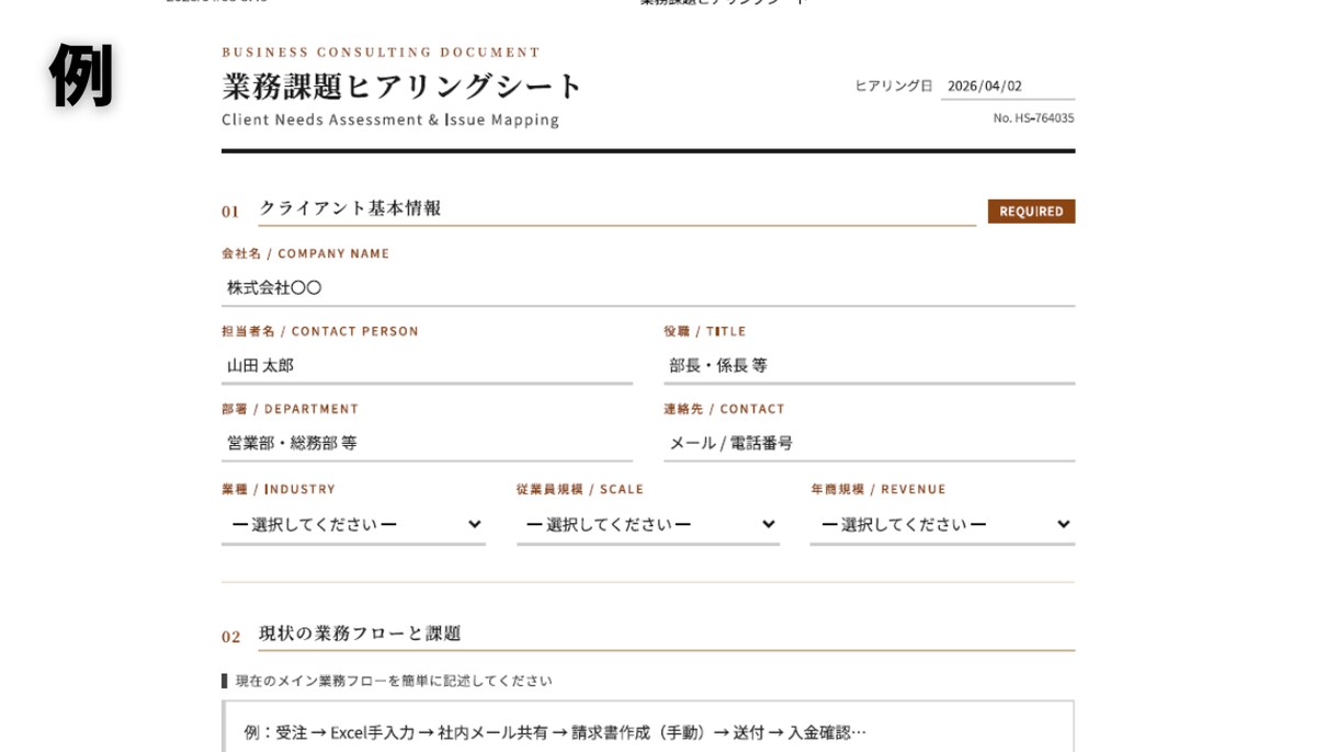 業務課題をヒアリングし改善提案書を作成します 対面不要！簡単依頼/Googleツールで業務を効率化 イメージ2