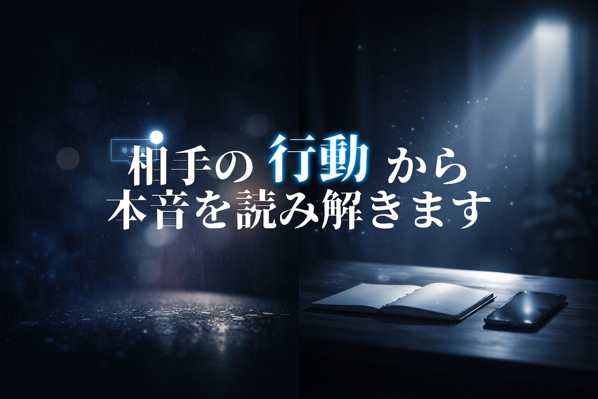 違和感、当たってます｜本音を言語化します 行動から相手の本音を読み解きます イメージ3