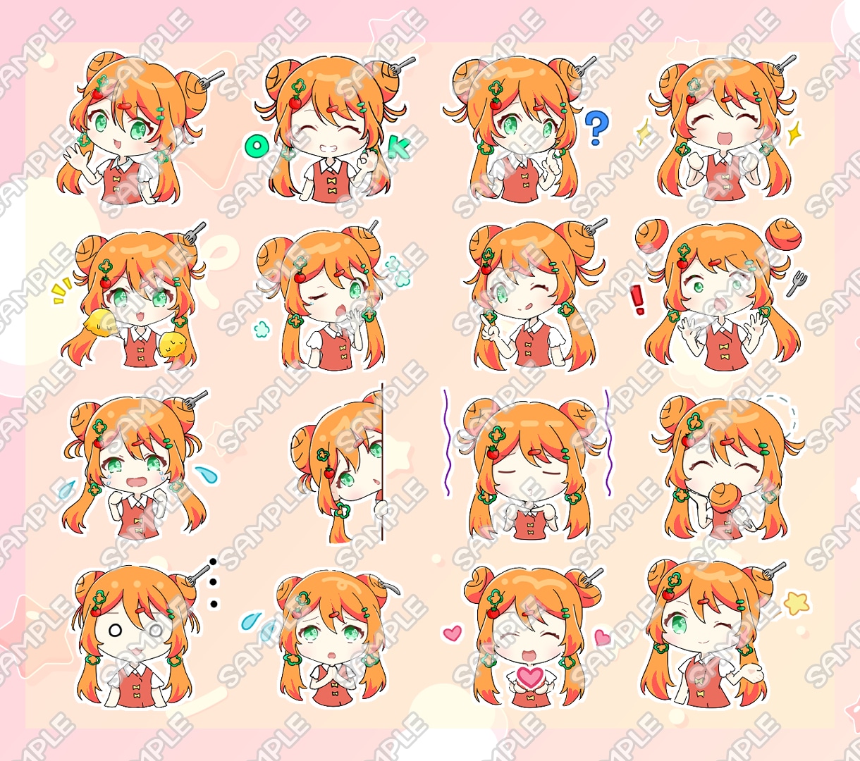 かわいい！！LINEスタンプ作ります かわいいSDキャラクターのオリジナルスタンプ！ イメージ2