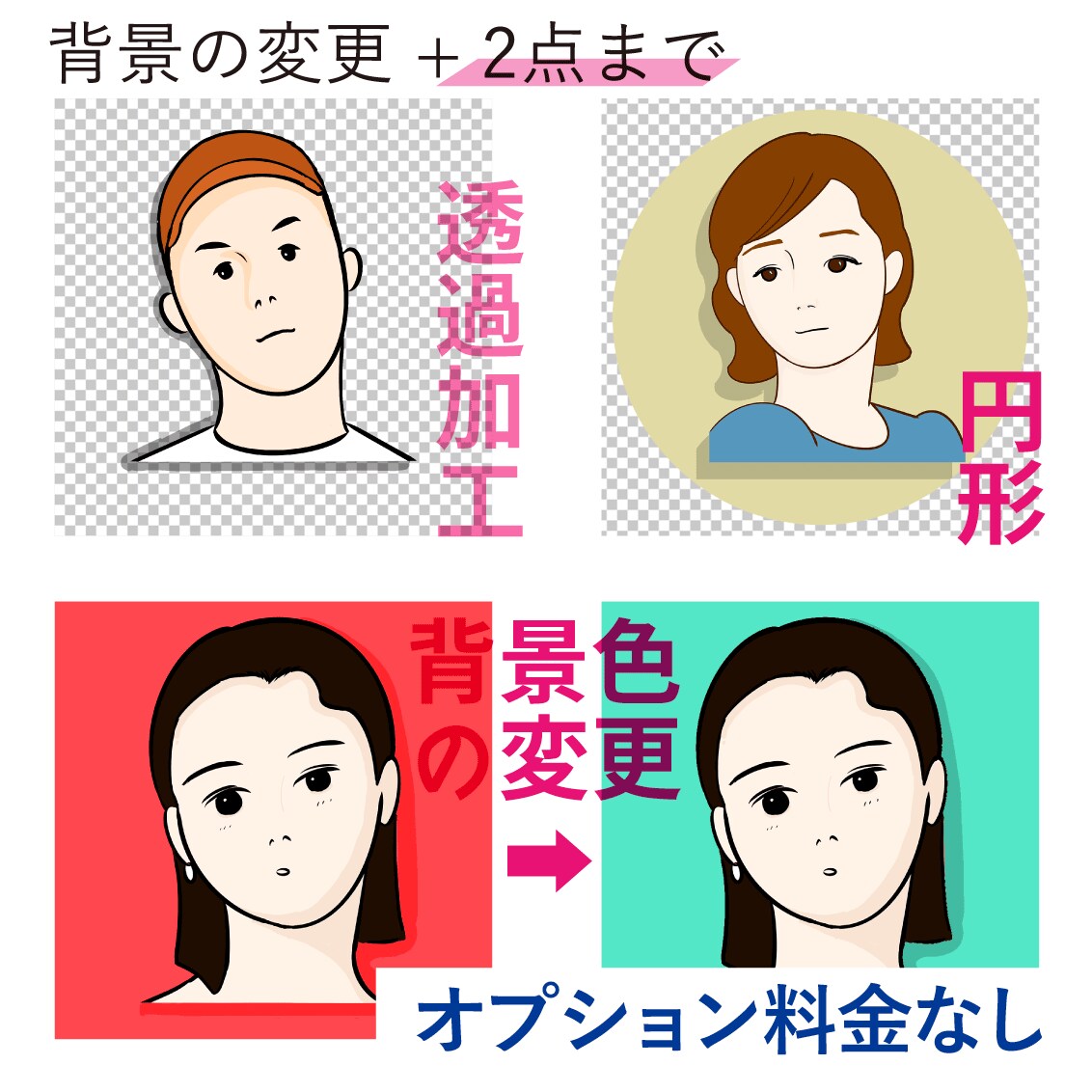 これ意外とインパクト？！シンプルアイコンつくります 用途にあわせてお描きします！なんでもご相談ください！ イメージ4