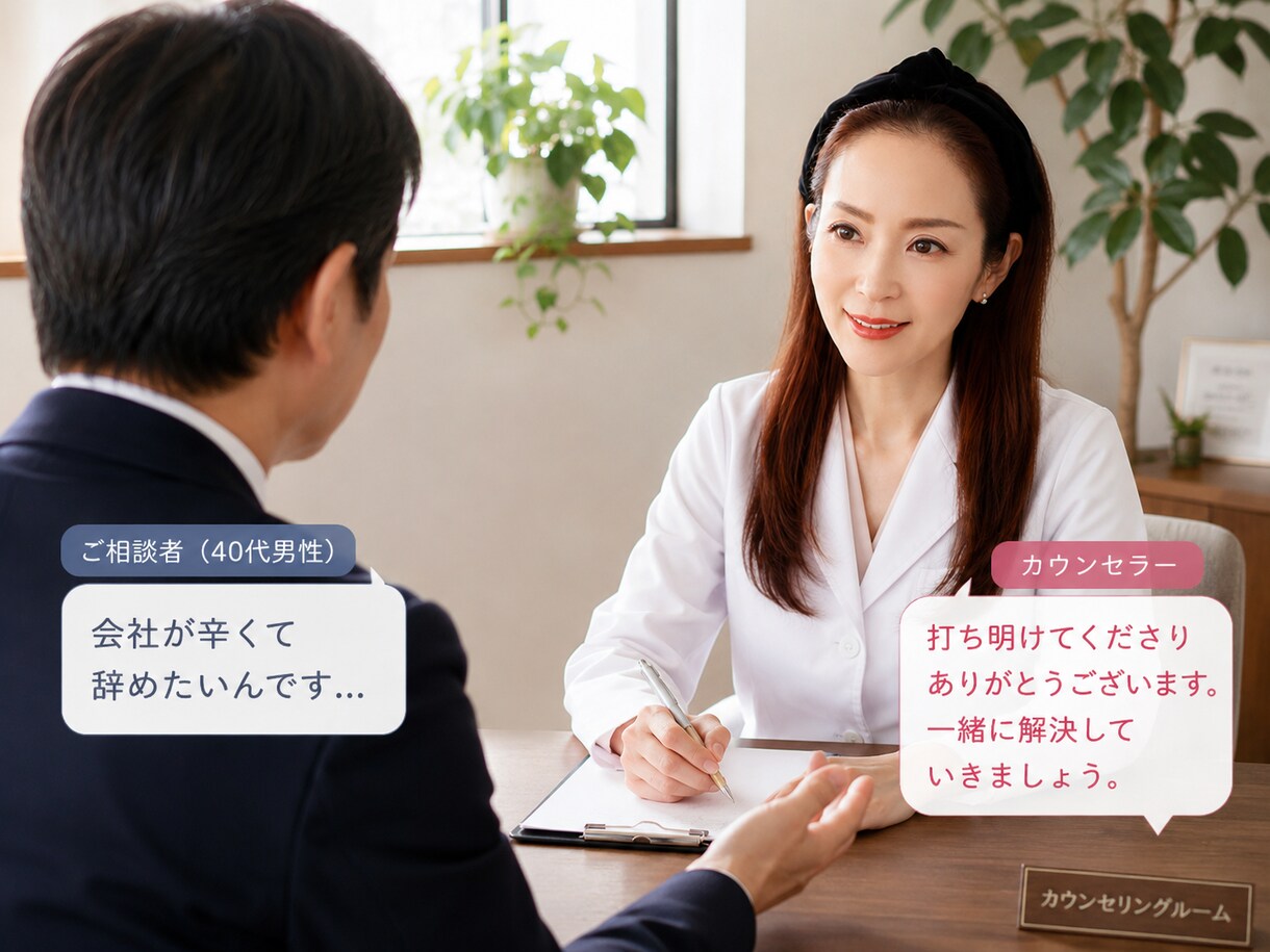 どんなお話も否定せずあなたの心に優しく寄り添います 身近な人には言えない秘密や本音、ここなら全て吐き出せます⁠ イメージ3
