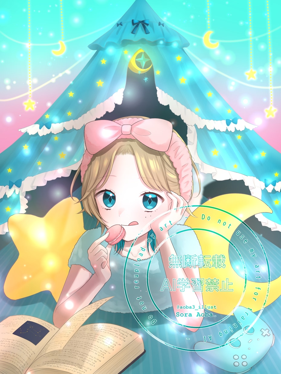 Vtuber・Vライバー向け★一枚絵を描きます 親しみやすい絵柄＊配信活動やオリジナルイラストにおすすめ♪ イメージ2