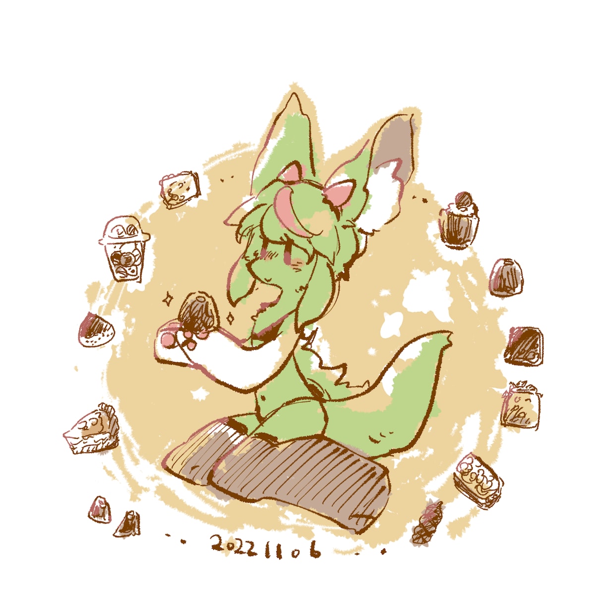 ケモノ、獣人キャラクターのイラストを描きます ふわふわでかわいいイラストが欲しい方へ イメージ5