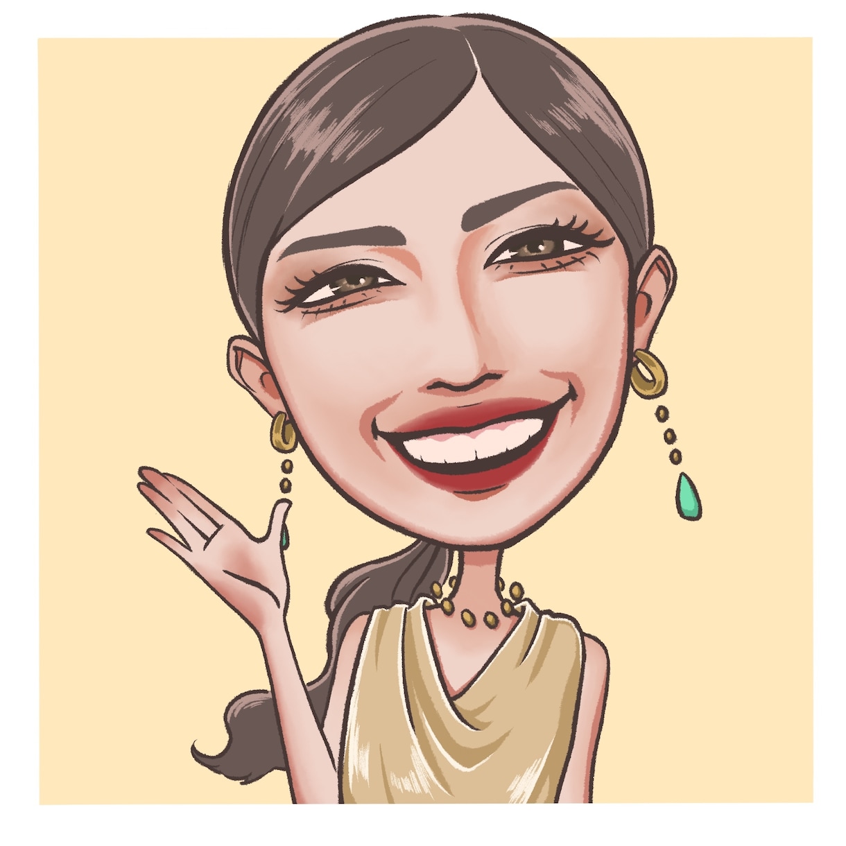 デジタルであなたの似顔絵をかわいく描きます SNSアイコンや名刺などにいかがですか？ イメージ5