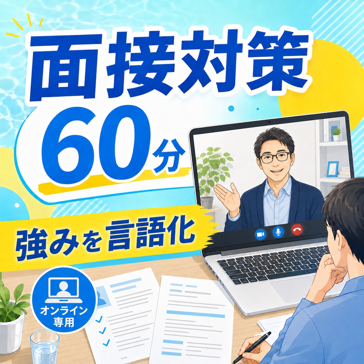 自分らしい内定獲得に向けて、面接対策ご支援します 合格を目的にせず、自分にマッチした内定を目指しましょう イメージ1