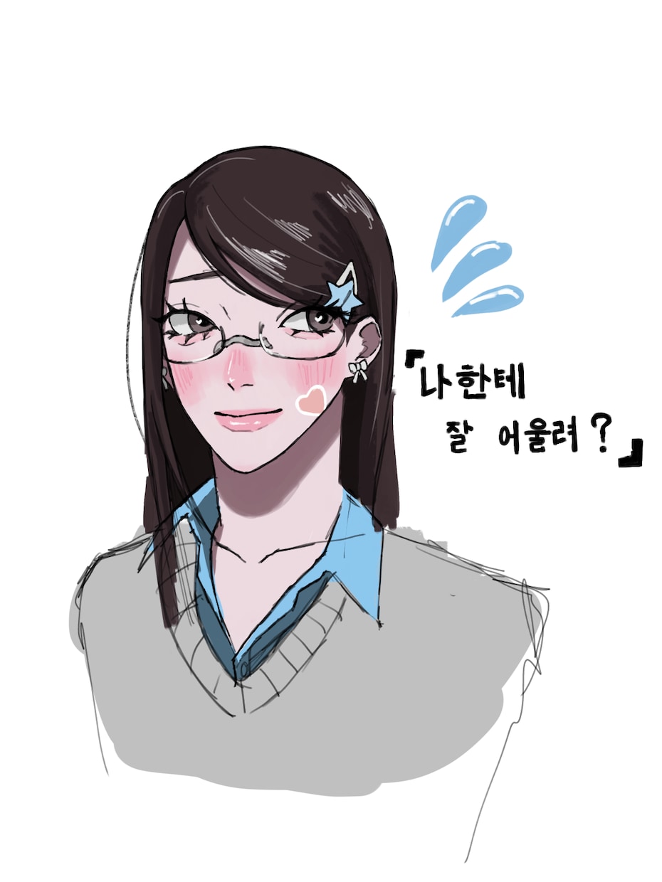 韓国・K-POPが好きな方に可愛いイラスト描きます 可愛さを日常の中に入り込めるようなイラストをお届けします イメージ4