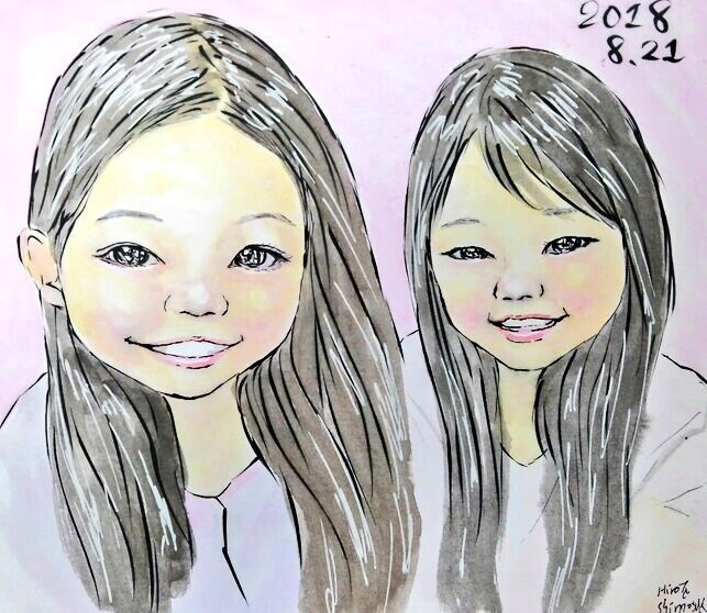 企業のイベントで集客に最適な似顔絵を人数分描きます 沢山のお客様へ温かい手描き絵のプレゼントはいかがでしょうか？ イメージ9