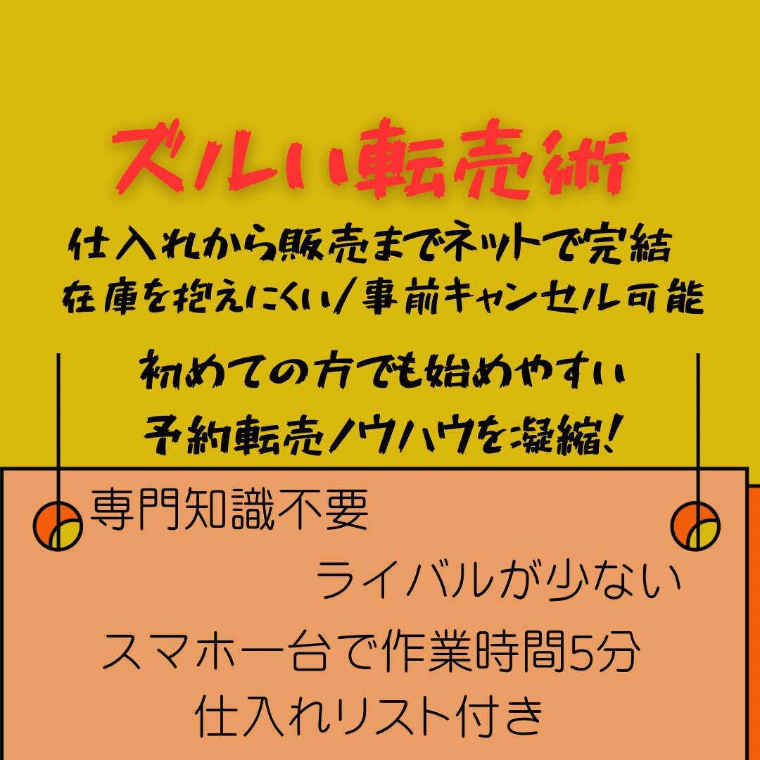 プレミア化するあの商品の転売ノウハウ教えます たった5分でできる！発売日プレミア転売完全マニュアルです！ イメージ3