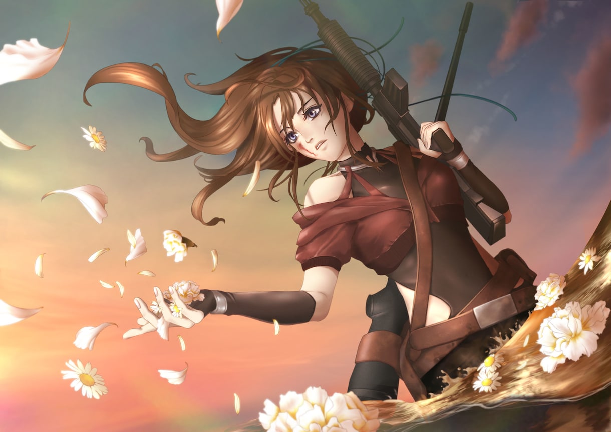 1枚絵制作！表紙、スチル、アイコンなど描きます かっこいいイラスト、ストーリー性のある制作をお受け致します！ イメージ4