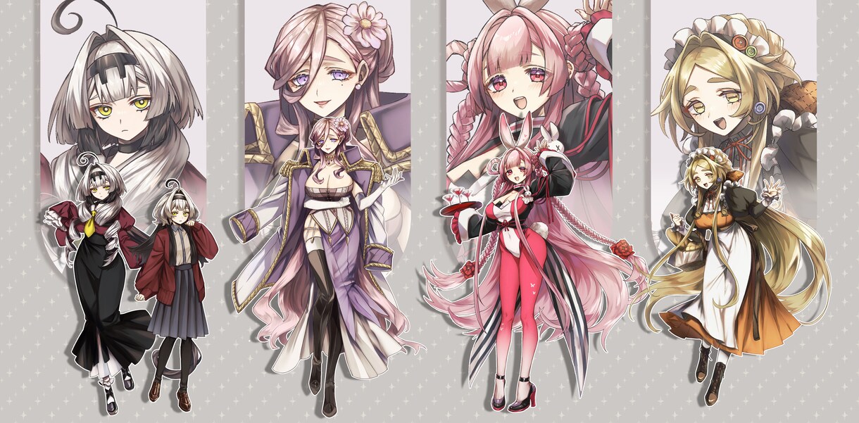 立ち絵制作します TRPGなどにご使用いただける全身の立ち絵を製作いたします イメージ2