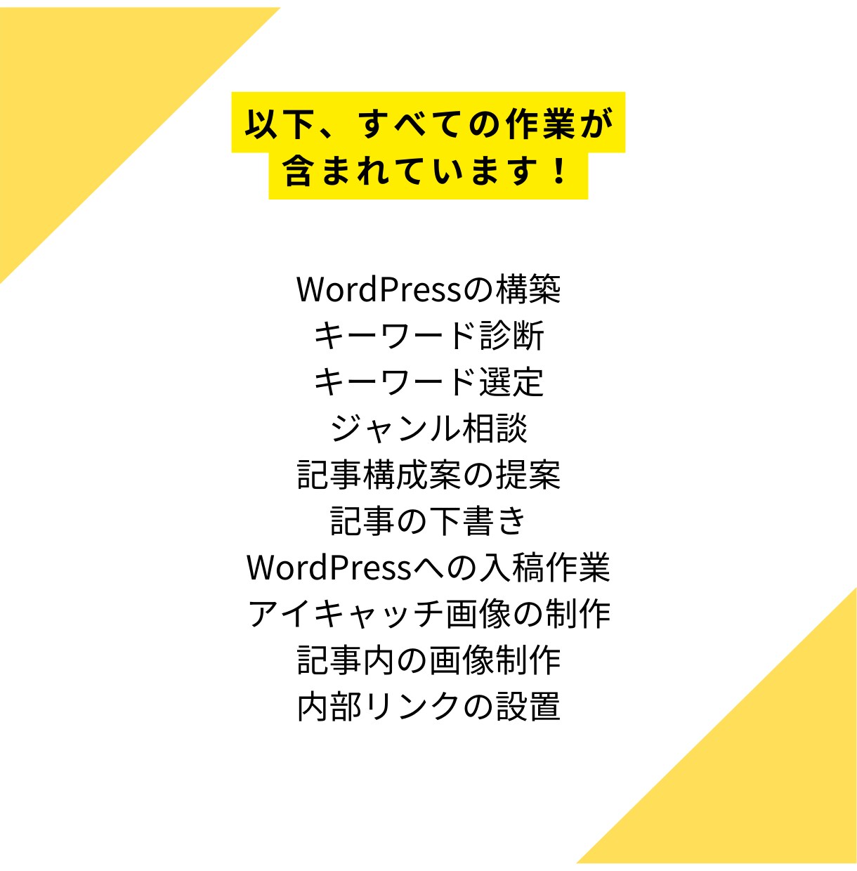ブログアフィリに必要な作業をすべて代行します 時間がない！自分ではできない！という方に必見！ イメージ4