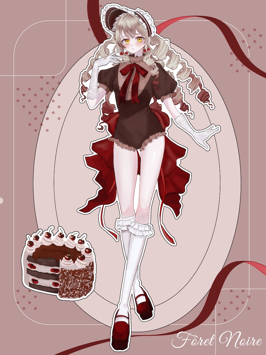 VTuber立ち絵、キャラデザ描きます オリジナル衣装であなたの可愛いを引き出します！ イメージ4