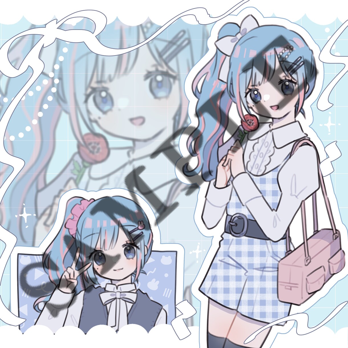 オリジナルキャラクターのイラストお描きします 5000円で全身+バストアップのイラスト！ イメージ3