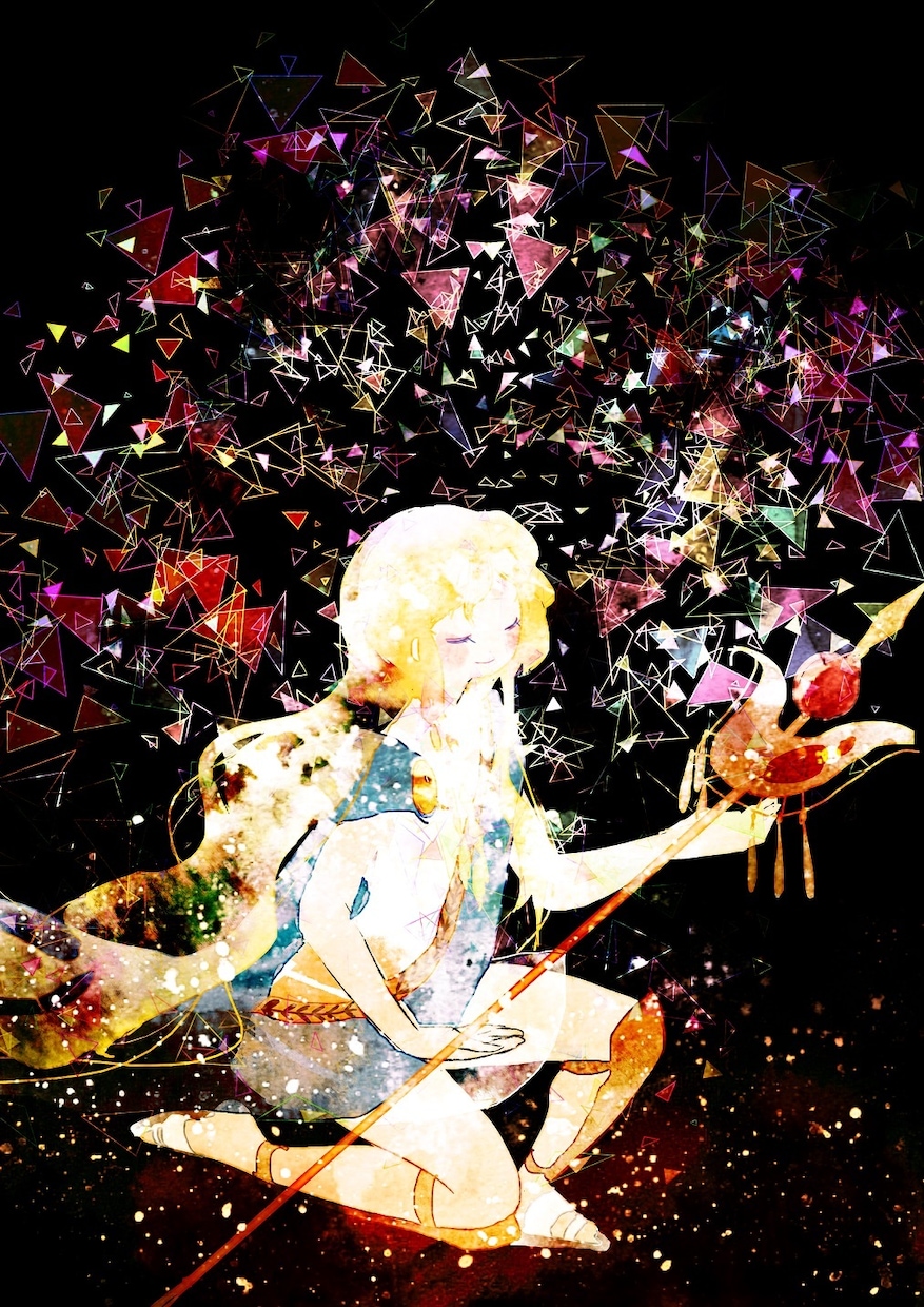 幻想的なイラスト作成します 黒い夜空にキラキラ色彩。思わず見惚れる絵を描きます。 イメージ4