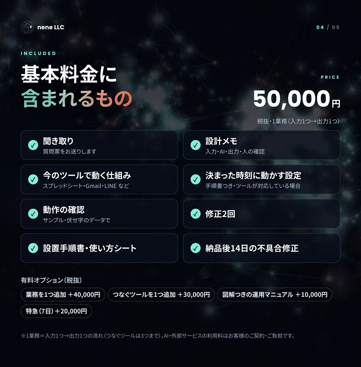 AIで社内の定型業務を自動化する仕組みを作ります 今あるツールの上で、1業務を動く形まで作ってお渡しします イメージ4