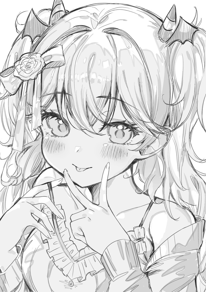 キラキラして繊細で透明感のあるラフ画描きます ラフ画でも絵力がたっぷりです！ イメージ3