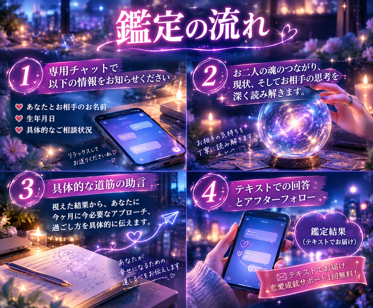 連絡が来ないお相手の状況や本音を霊視します 先着3名様限定⭐️返信が来ない理由とお相手の心を読み解きます イメージ2