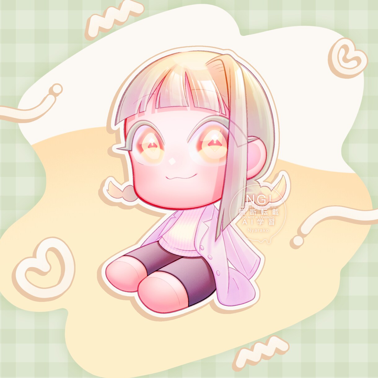 商用OK 透明感あるSDキャラミニキャラを描きます グッズ/MV/SNSアイコン…など イメージ2