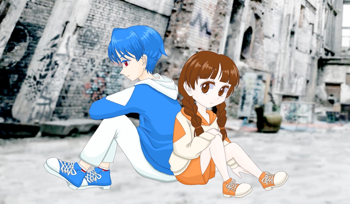 Twitter等のアイコン、ヘッダーを描きます オリジナルキャラクターや似顔絵など、ご希望に合わせお描きます イメージ3