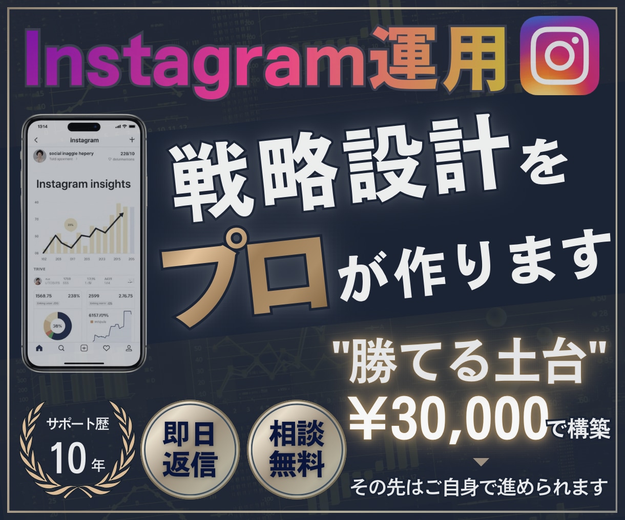 Instagram運用の戦略設計をプロが作ります ビデオチャットで相談しながらアカウント土台を整えます！ イメージ1