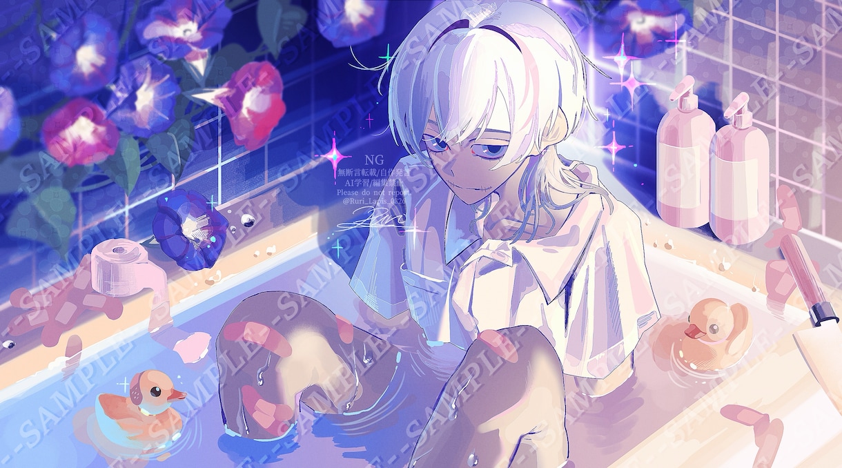 鮮やかで美しい光、描きます 歌ってみた、グッズ、観賞用等幅広く対応可能です！ イメージ6