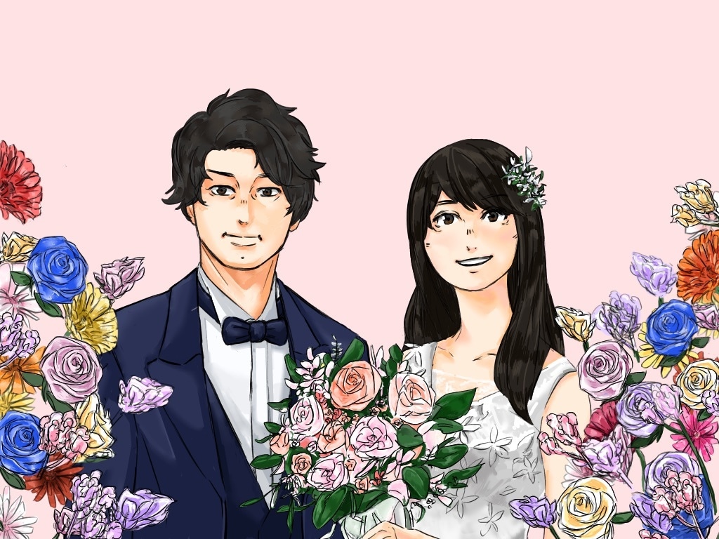 ウェルカムボード・似顔絵制作します 結婚式や誕生日に！リアル風からアニメ風まで幅広く対応します！ イメージ2
