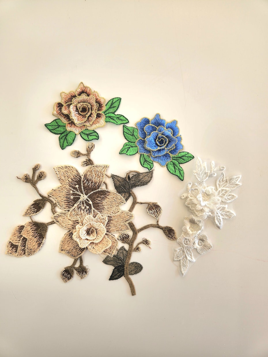 和裁師範が仕上げる刺繍カスタムサービス請け負います 靴や小物に特別な刺繍を縫い付けます イメージ4