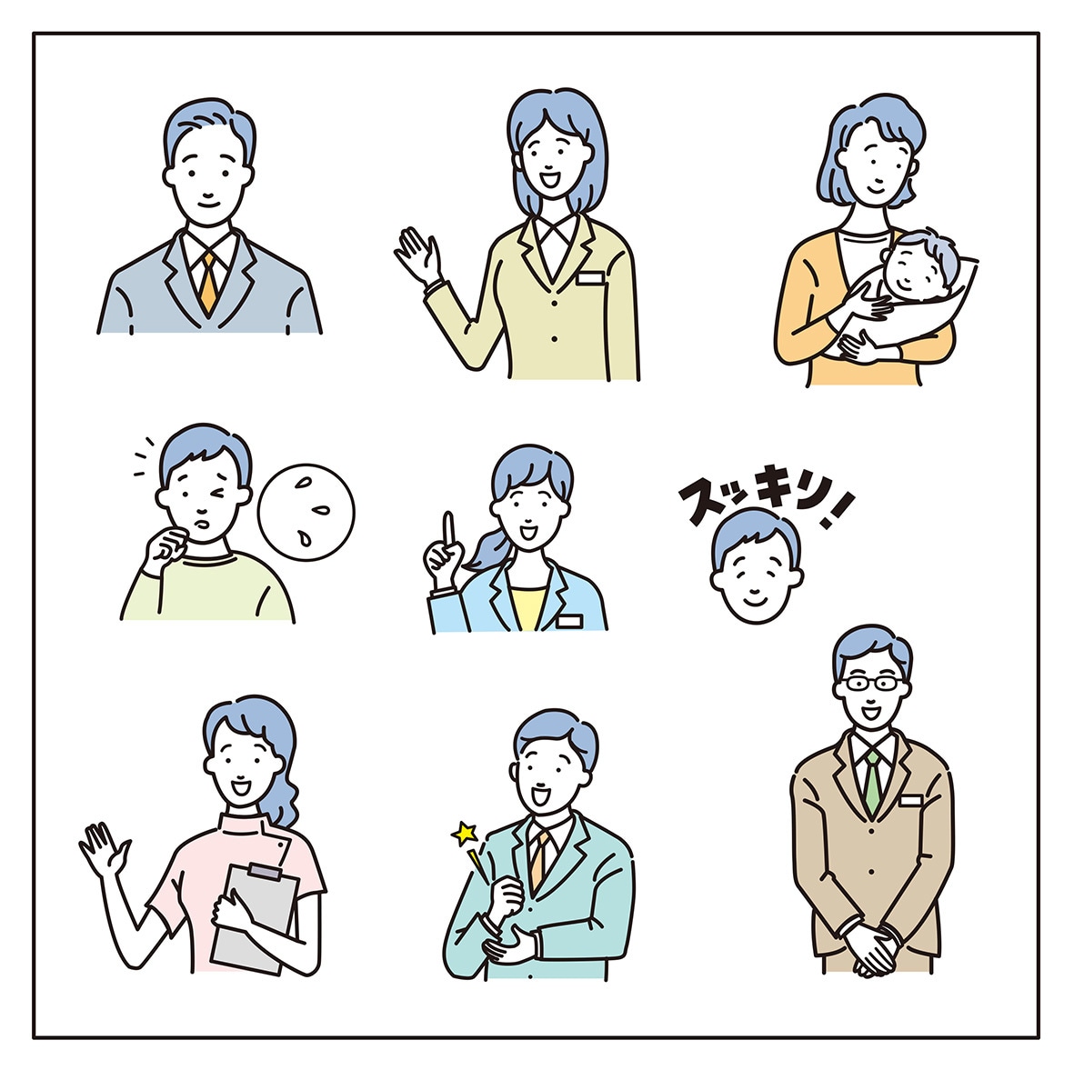 使いやすいシンプルな線画イラストを描きます 商用利用、ニ次利用OKで無料！お気軽にお見積もりください。 イメージ2