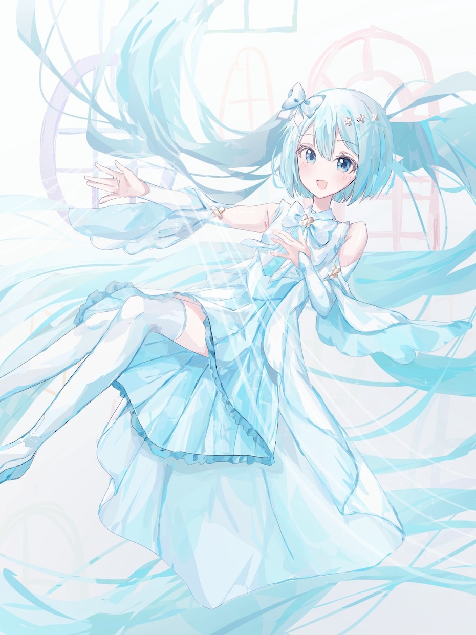 キラキラ可愛いイラストお届けします アイコン、立ち絵、1枚絵などお描きします◎ イメージ10