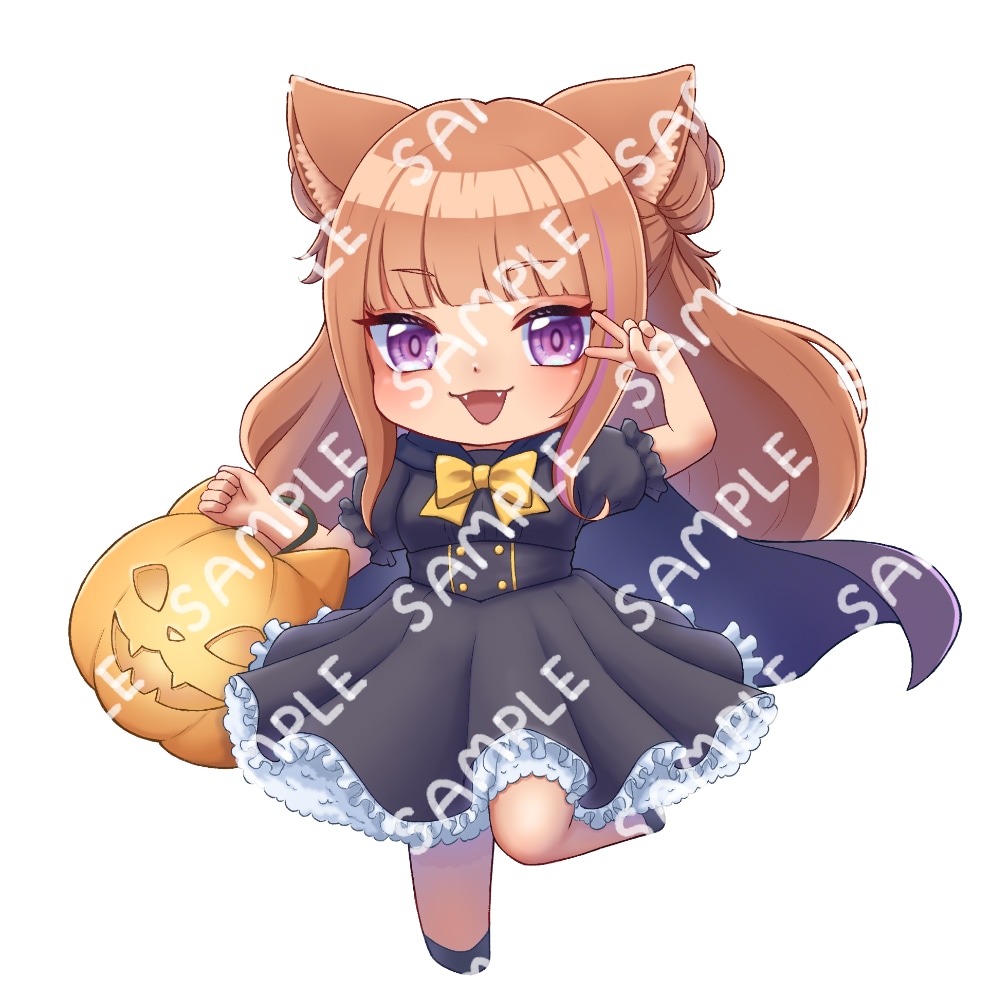 SD(デフォルメ)キャラ作成します Vtuberさんのグッズや配信に！ イメージ2